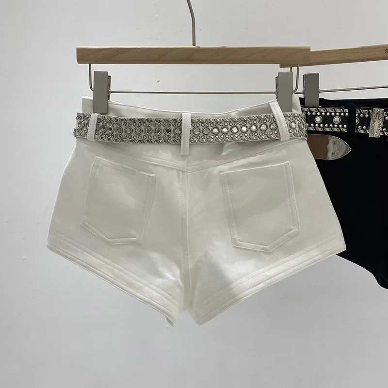 Y2K الساخن فتاة مثير سراويل تقليدية المرأة 2025 ملابس الربيع موضة جديدة التخسيس مستقيم السيدات الورك السراويل السوداء الشارع الشهير