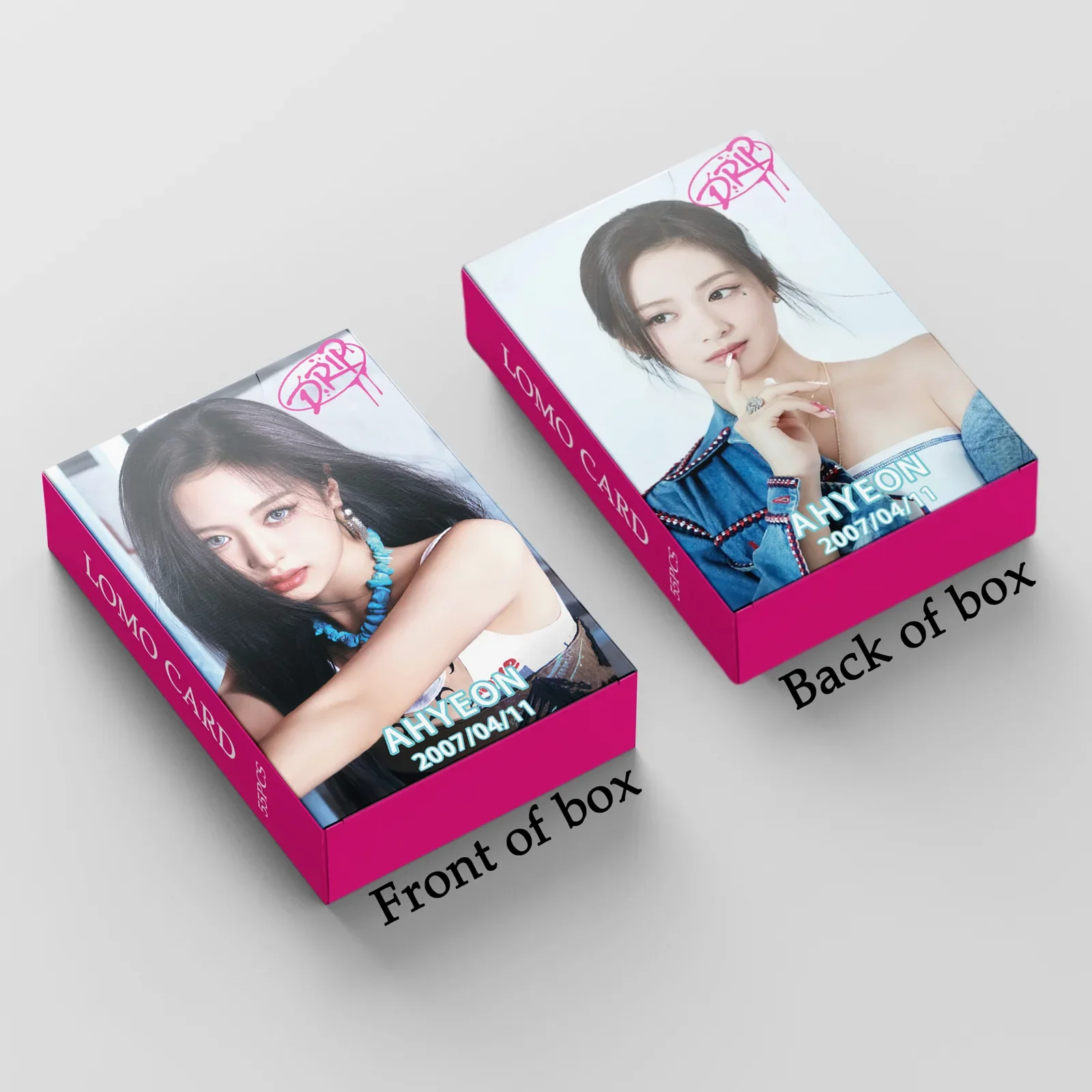 55Pcs/Set BABYMONSTER AHYEON Idol New Album DRIP HD Printd Photocards RUKA HARAM RORA ASA CHIQUITA PHARITA Lomo Cards Fans Gift