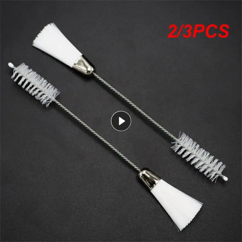 2/3PCS Keyboard Clean Brush Tail Curved Multi-function Stainless Steel Wire Home Supplies Clean Sewing Machine Double Ended