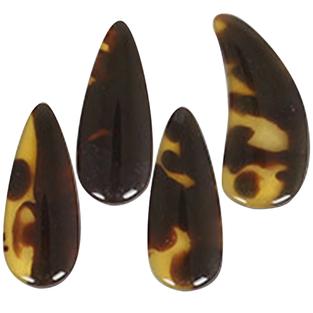 

1 Set Guzheng Finger Picks Chinese String Instruments Accessories Protective Nail Covers Celluloid Thumb Picks For Stringed