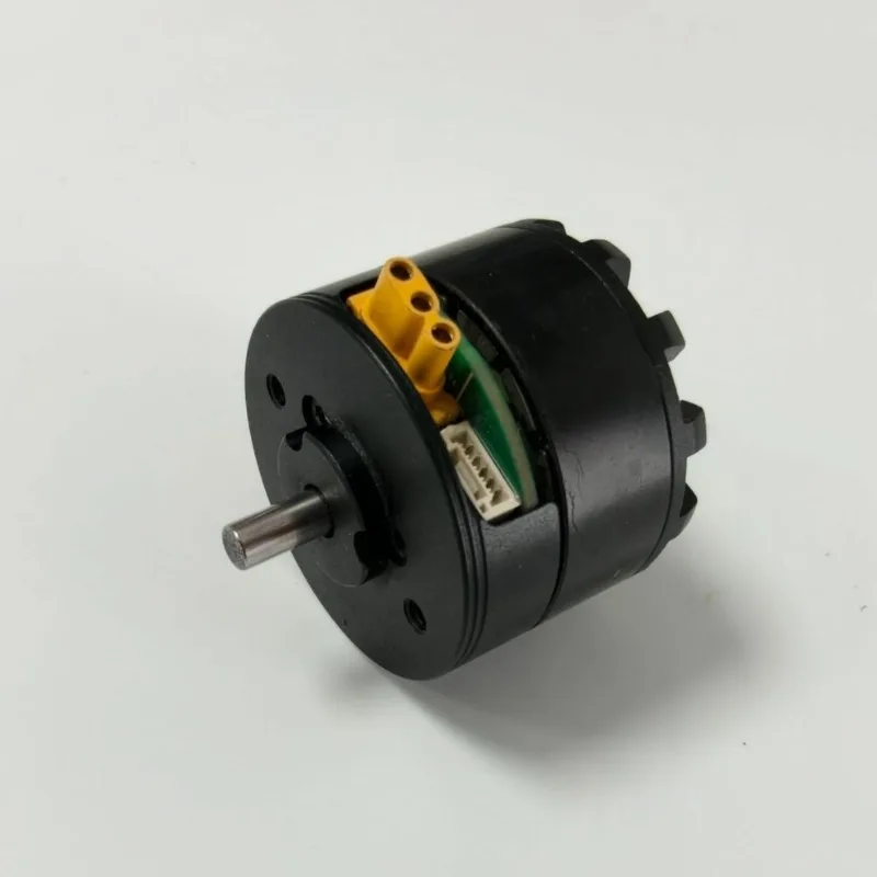 42mm OD 24V 60W Outrunner BLDC Motor, 3 Hall Sensors Position Sensing for Robot Gripper