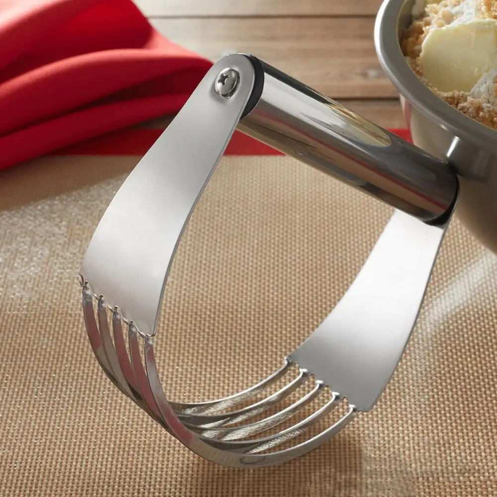 Spring Chef Dough Blender Pastry Cutter with Heavy Duty Stainless Steel Blades Multi-Purpose Dough Blender Mixer