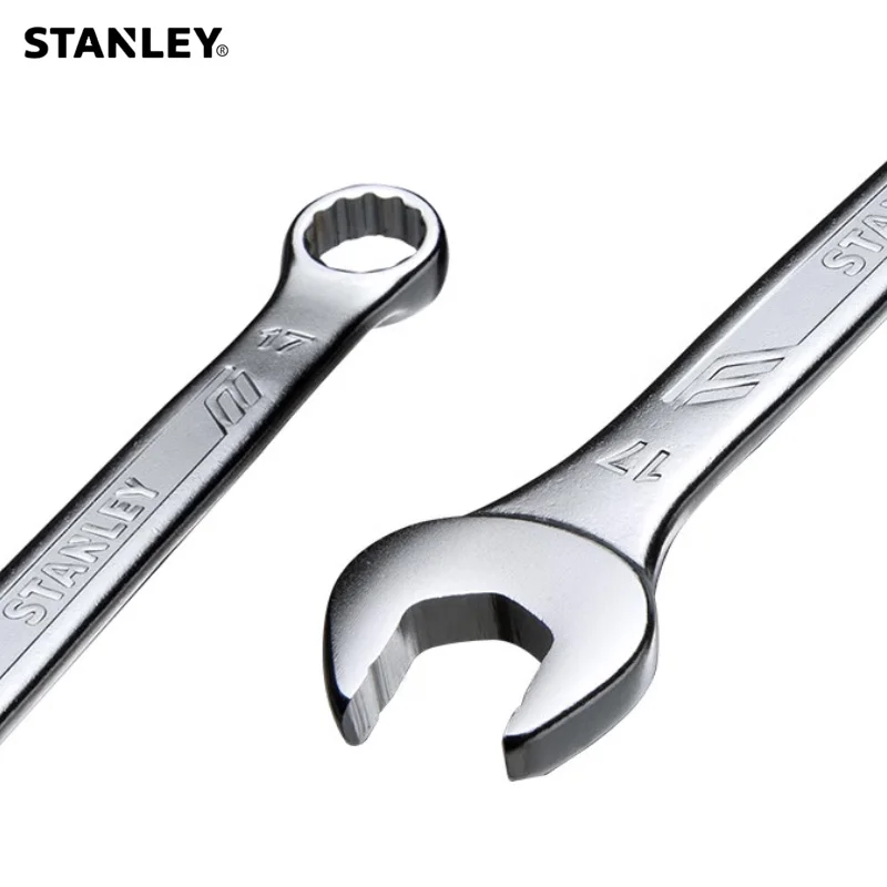 Stanley Anti-slip Large Matte Wrench Combination 17 to 26/27/28/29/30/32mm Non-slip Spanner Car Bike Motorcycle Mechanical Keys