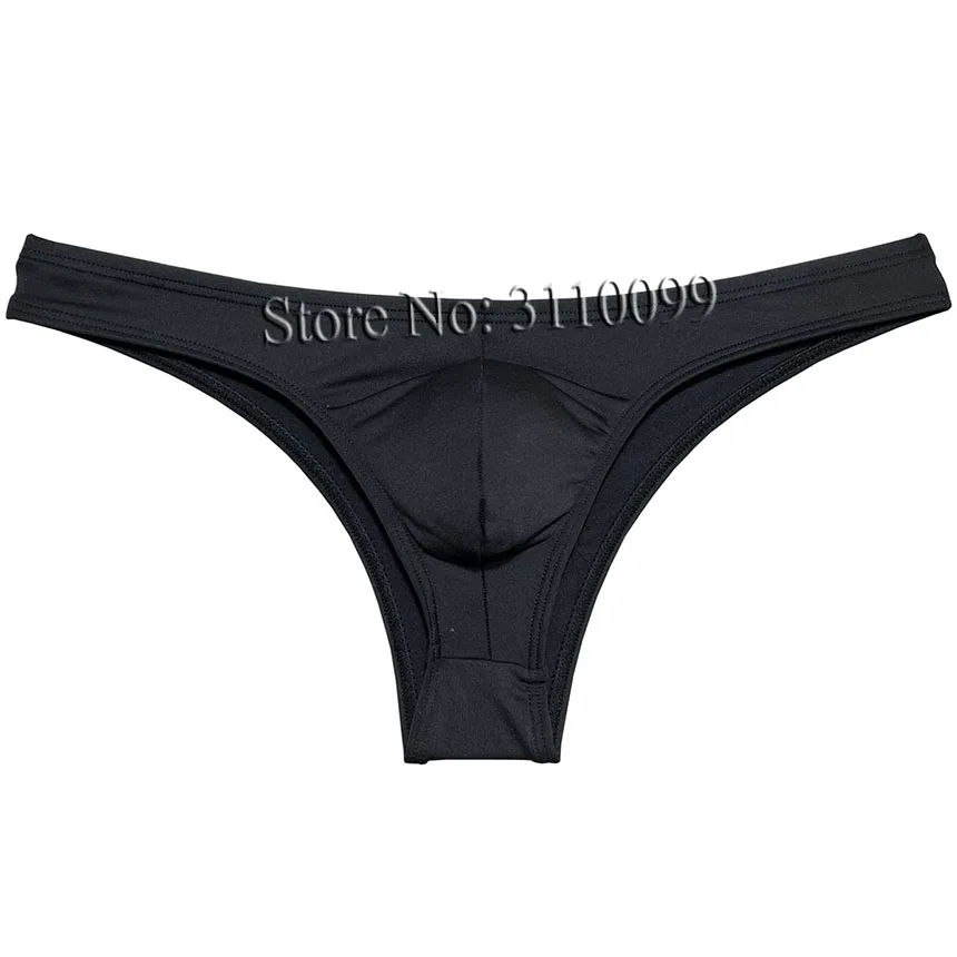 กางเกงชั้นในบิกินี่ผู้ชาย Cheeky Skin Feel low-RISE 1/2 Hip Booty pants Underwear