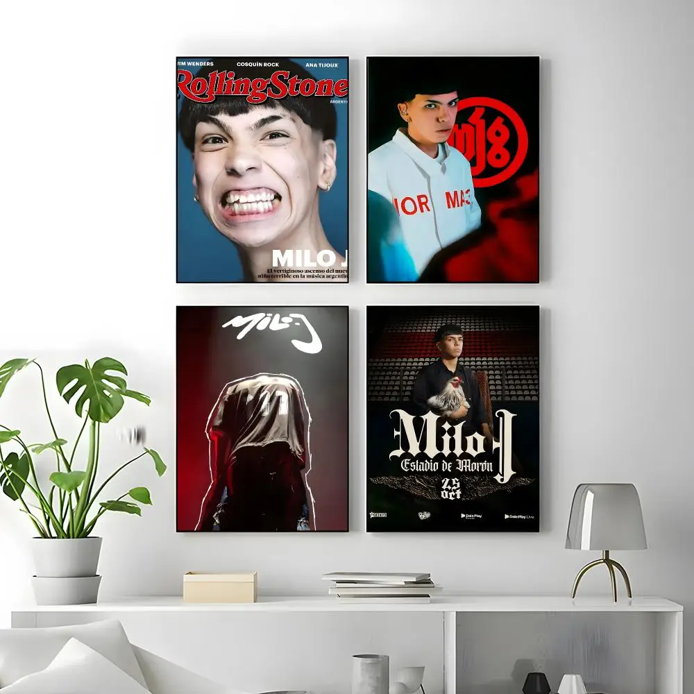 M-Milo J Poster Poster High Quality Wall Art for Home Office Bedroom Living Room Perfect