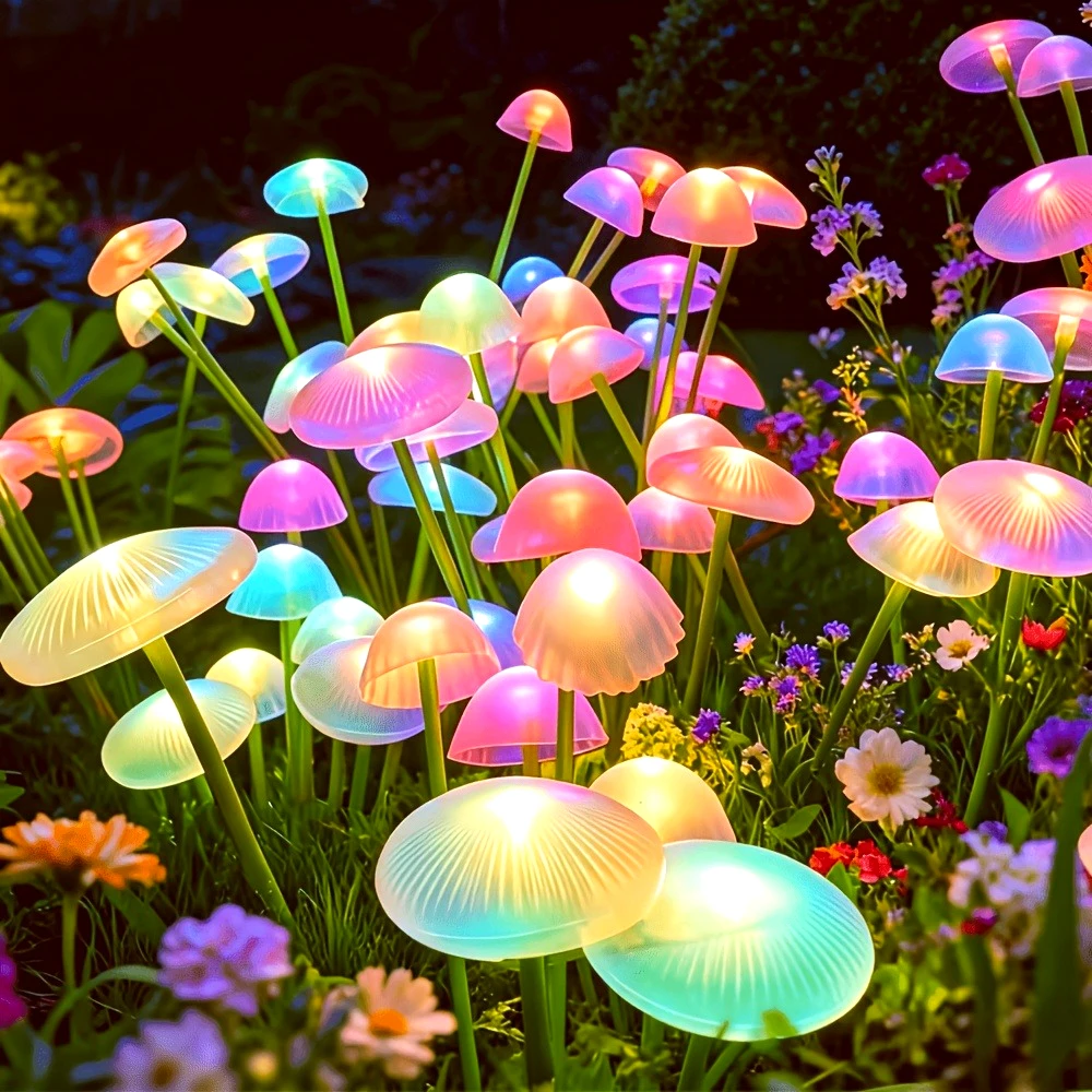 Outdoor Lighting Jellyfish - 6 LED Solarleuchten für den Außenbereich,