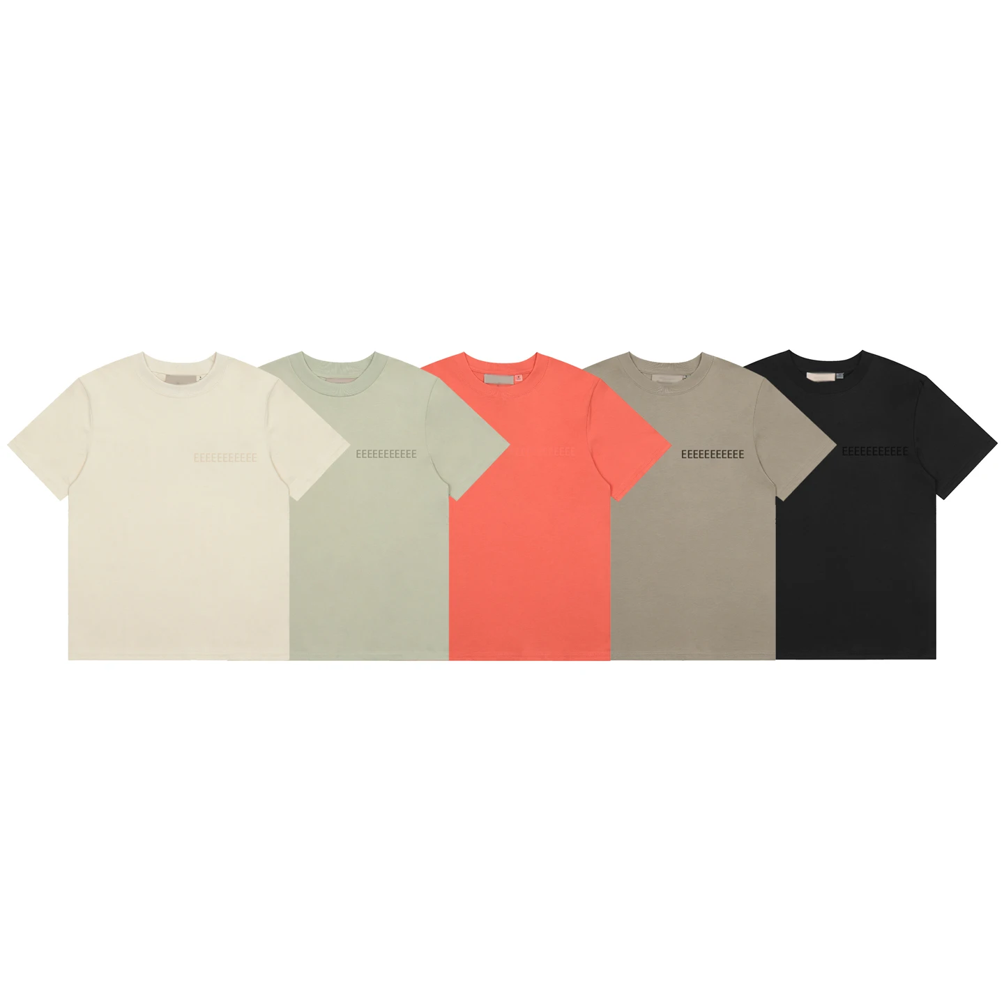 23Ss Men's Classic T-Shirt Set, Paired with Loose Shorts and a Group Letter Design, Sportswear Summer Set, Street Style