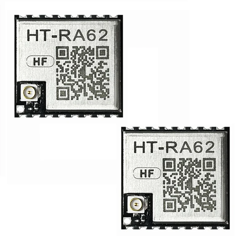 2Pcs HT-RA62 LoRa Series Module SX1262 Secondary Development Supports LoRaWAN Protocol for Meshtastic 863-928mhz-DTB3