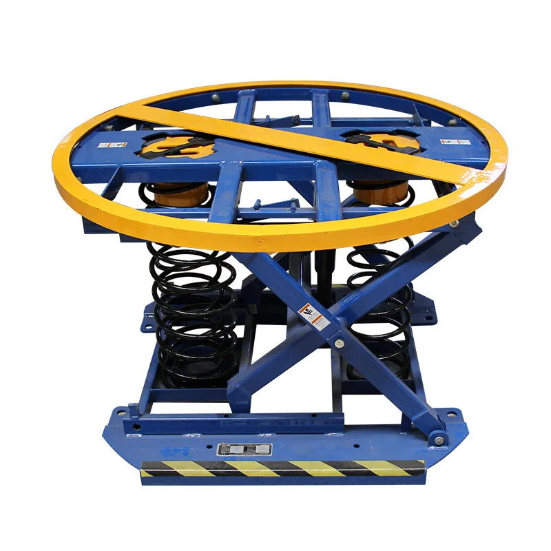 # Fixed Circular Rotating Tray Automatic Lifting Spring Platform Movable Self Weight Workstation Platform 2 Ton