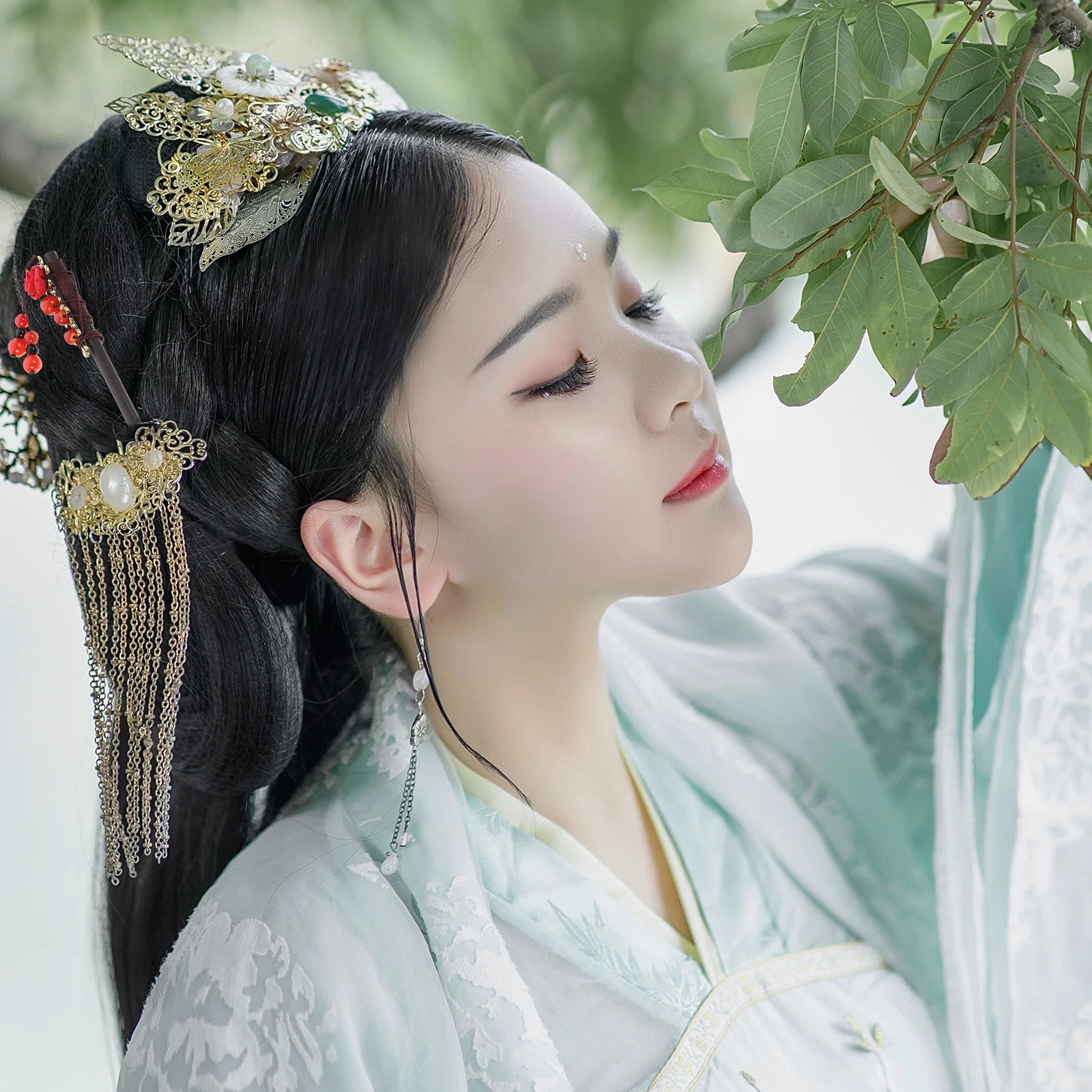 

Vintage Hairpin Chinese Style Women Stick Retro Hair Chopsticks Headdress For Party Casual Wear Durable Ancient Design Perfect