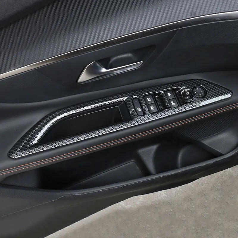 Für Peugeot 3008 5008 GT 2017 2018 2019 2020 2021 2022 2023 Zubehör Auto Tür Fenster Glas Lift Schalter taste Abdeckung – Detail 1