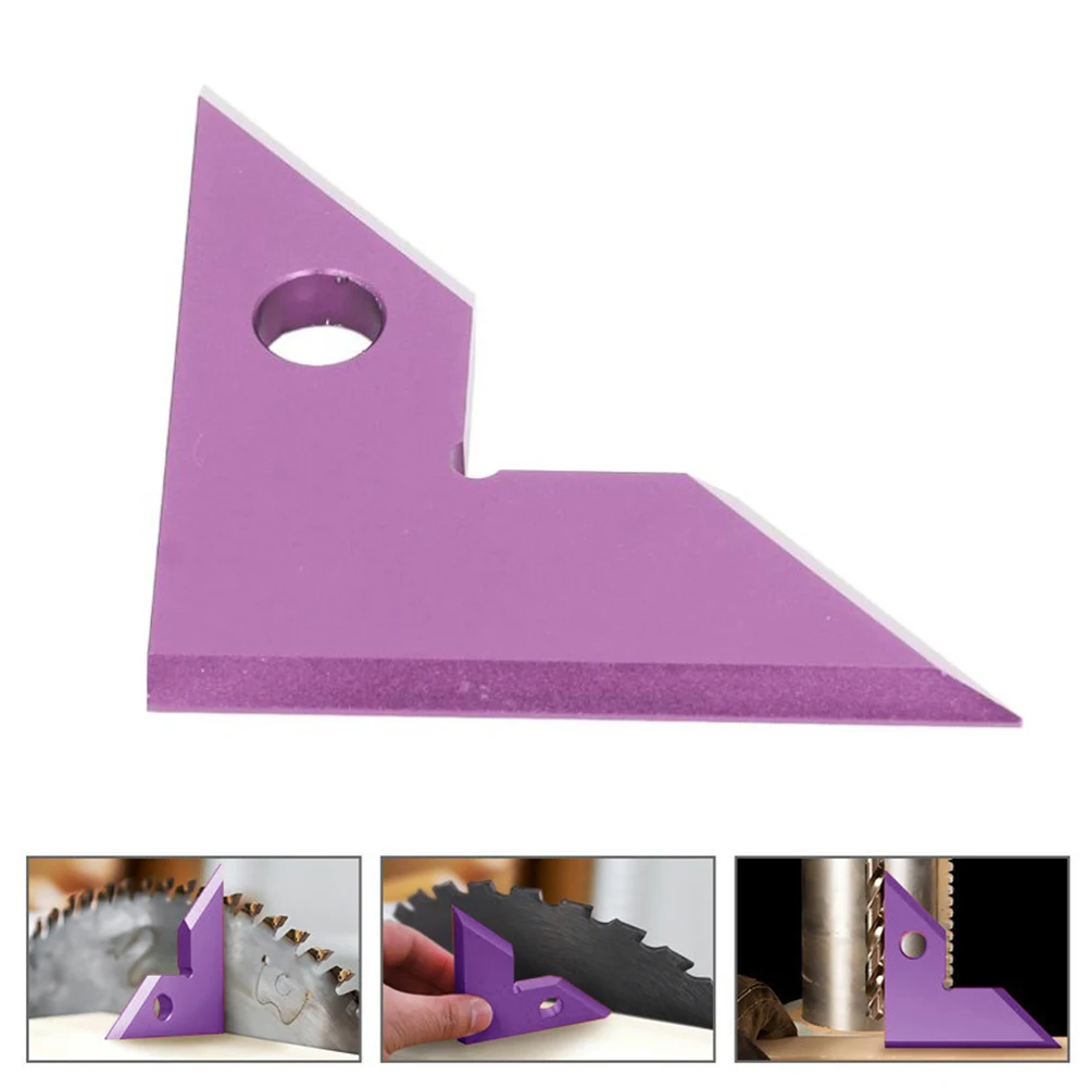 1pc 45/90 Degree Angle Triangular Ruler Woodworking Square High Precision Table Angle Measuring Tool Accessories