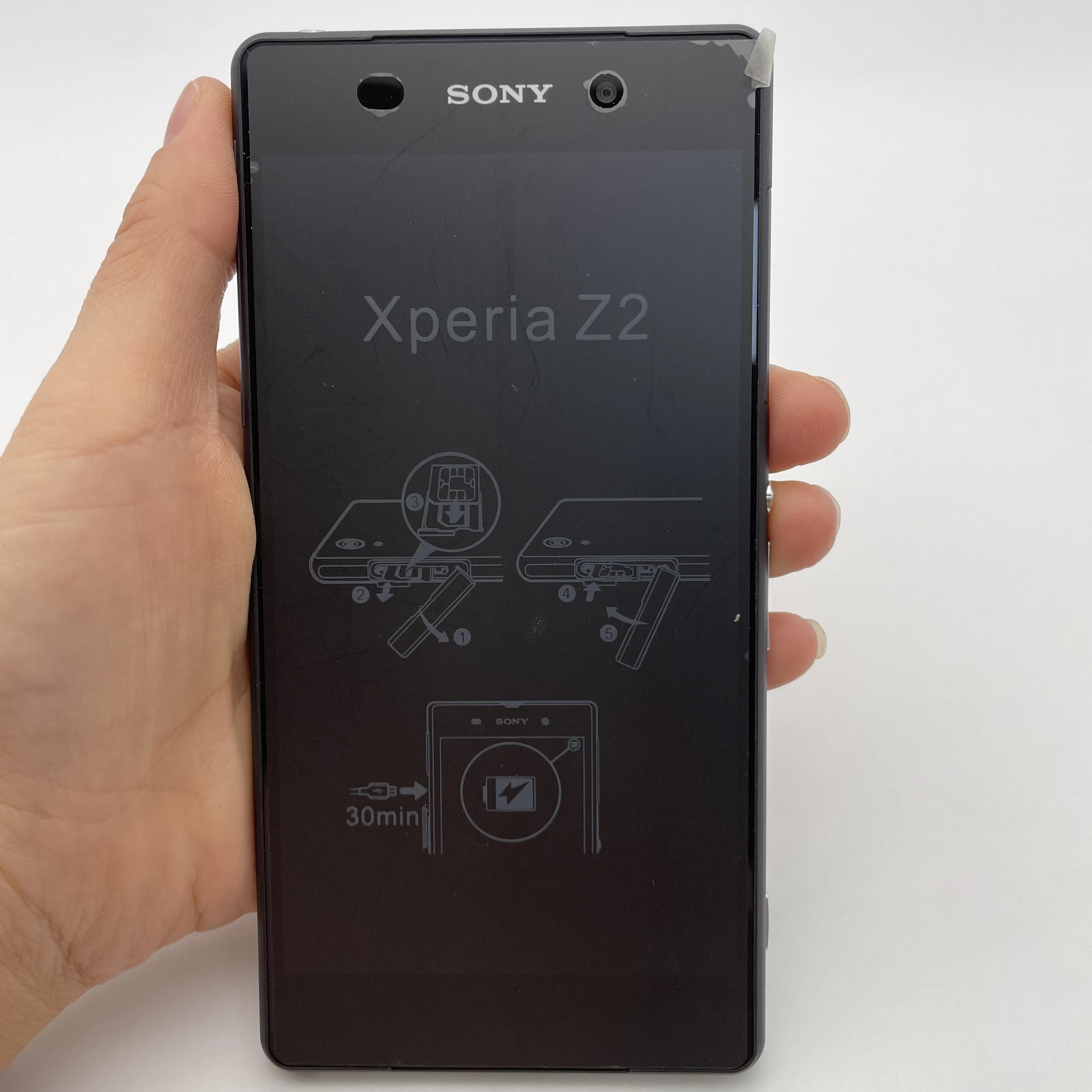 غير مقفلة الأصلي سوني اريكسون Z2 4G D6503 NFC بلوتوث 16GB 3GB RAM 5.2 بوصة 20MP أندرويد 4.4.2 3200mAh