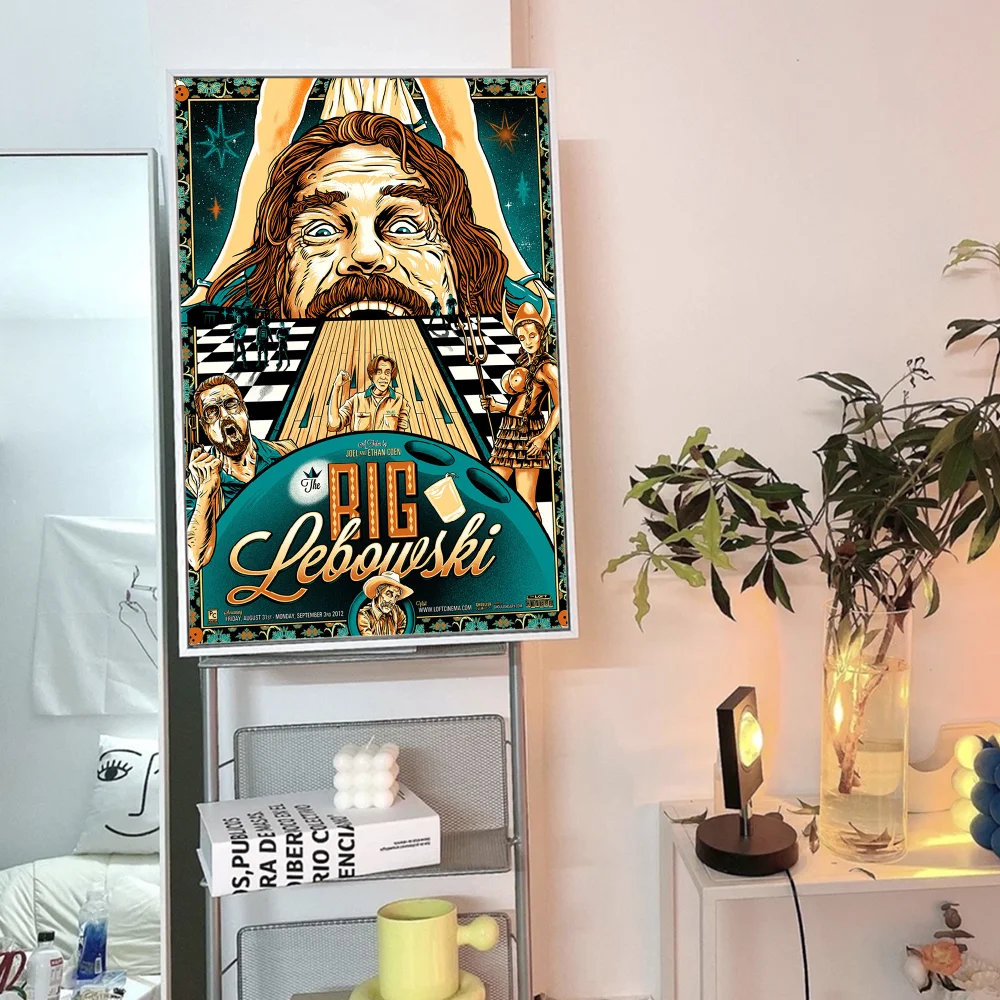 The Big Lebowski The Dude Comedy Movie Cartaz Adesivo DIY, Adesivo de Parede Extravagante para Sala de Estar, Decoração Bar