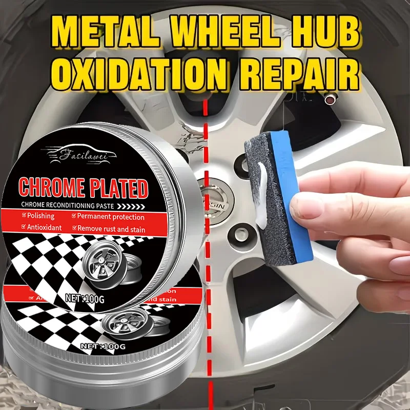 

Универсальный набор для ремонта колесных дисков – средство для устранения царапин и износа, защитный крем от окисления, полировальная паста для дисков