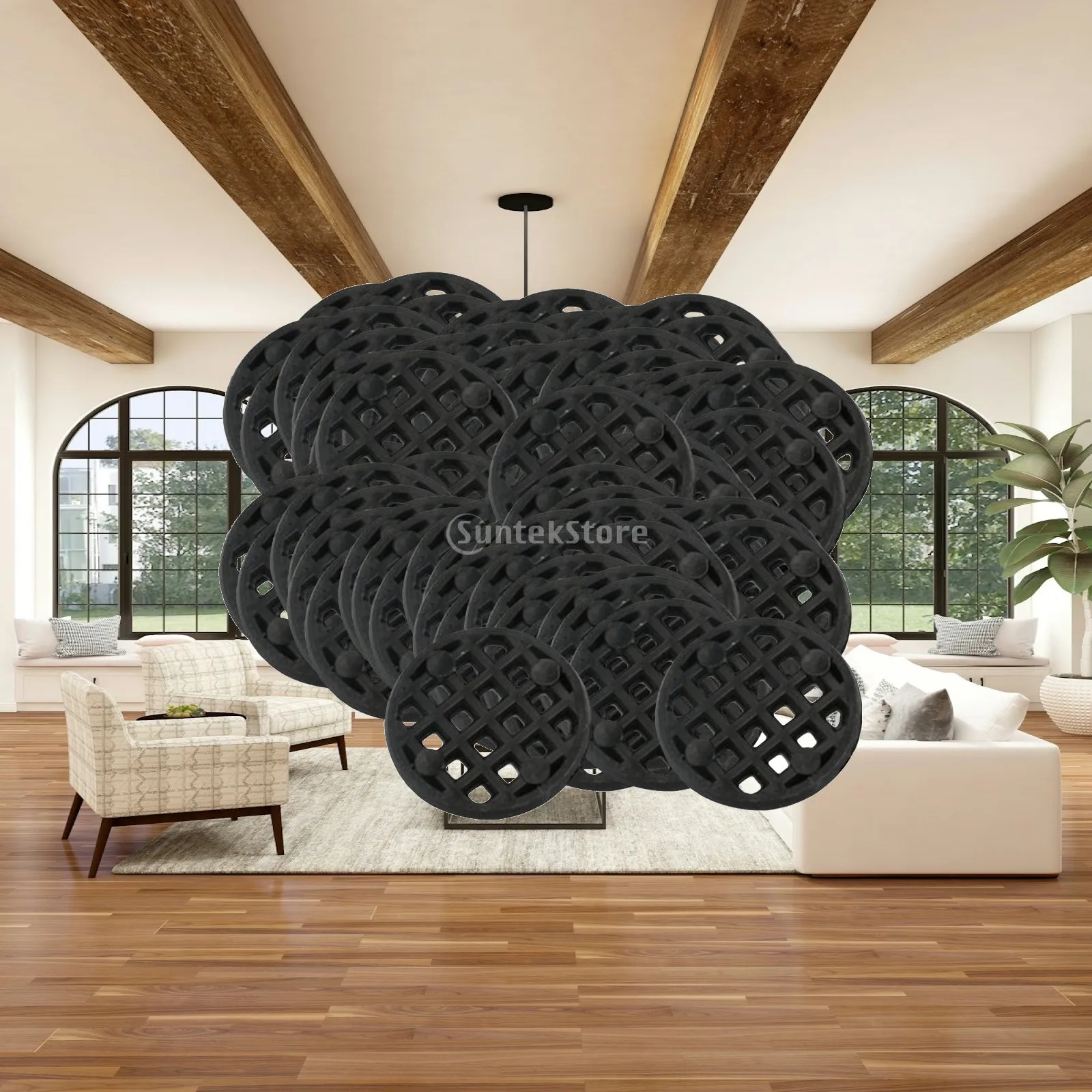 Bonsai Potting Mesh Sheet Plastic Flowerpot Bottom Drainage Net Breathable Soil Stopper Disc for Healthy Roots