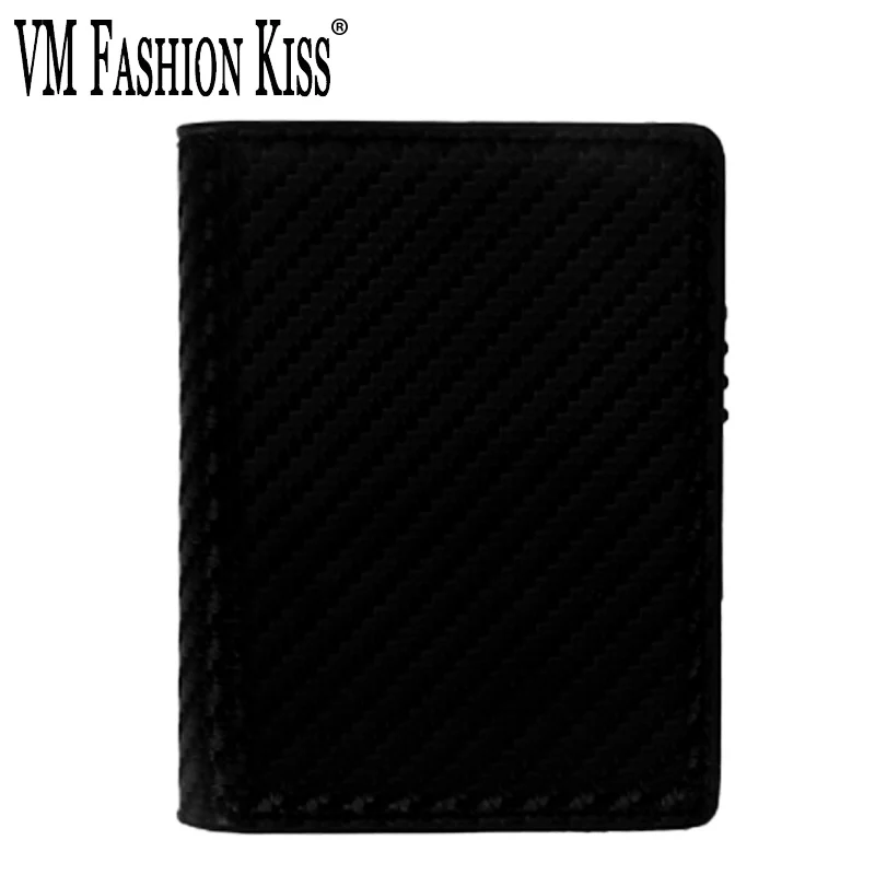 

Men Wallet Credit Card Security Skimming Prevention Secure Wallet Data Protection Automatic Card Push Can Banknotes Rfid Purse