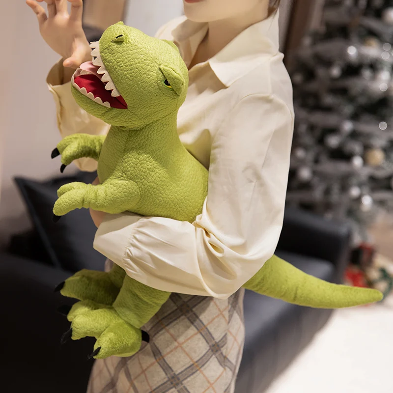 Dinosaurus Knuffel Cartoon Dier Velociraptor Brontosaurus Triceratops Tyrannosaurus Rex Gevulde Pop Kinderen Creatieve Geschenken
