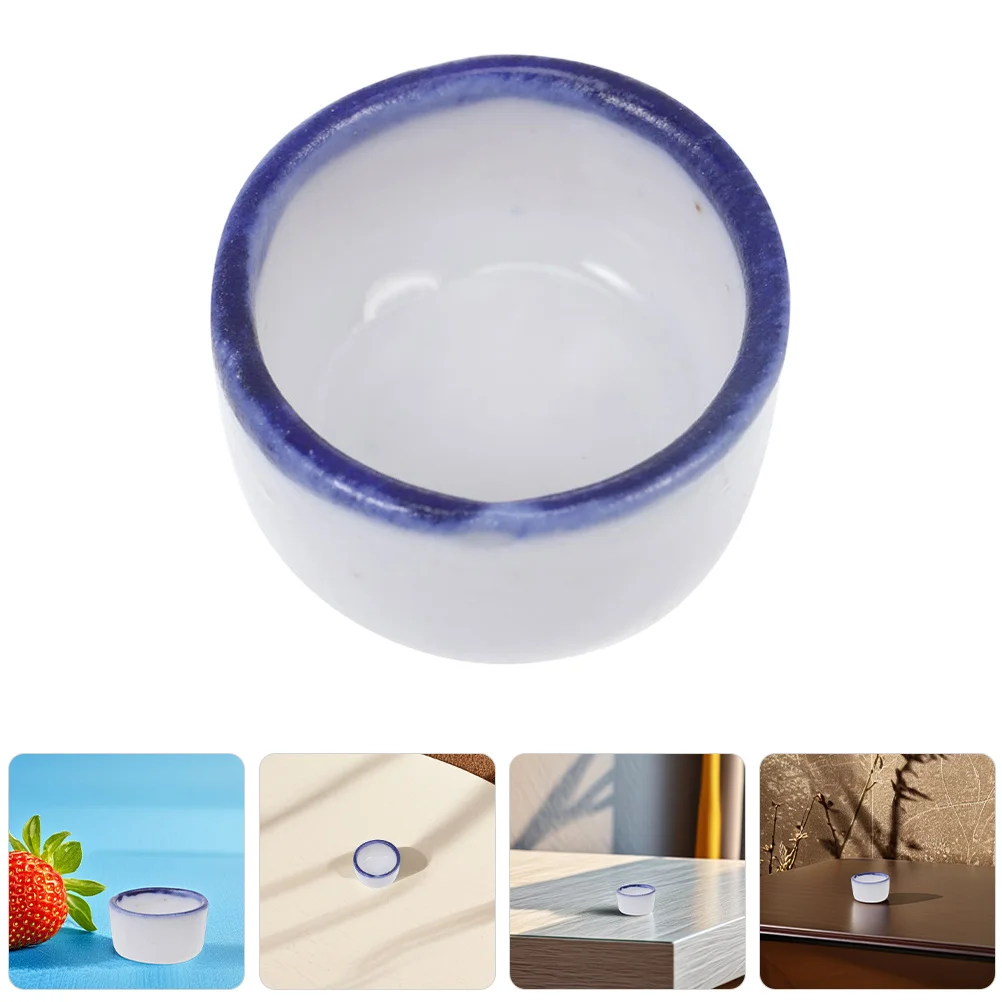 

12Pcs Spider Micro Water Bowl Mini Ceramic Dish Space Saving Tiny Reptile Feeding Bowl for Tarantula Scorpion Hermit Crab