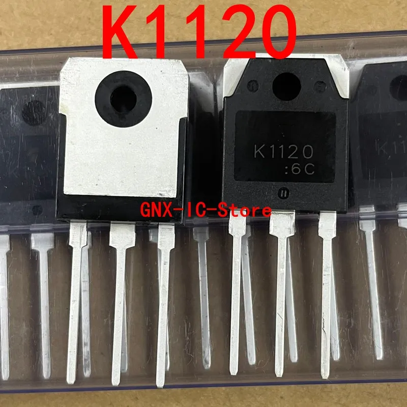 10PCS 100% Real Original New 2SK1120 K1120 MOSFET  transistor mos 8A1000V TO-3P