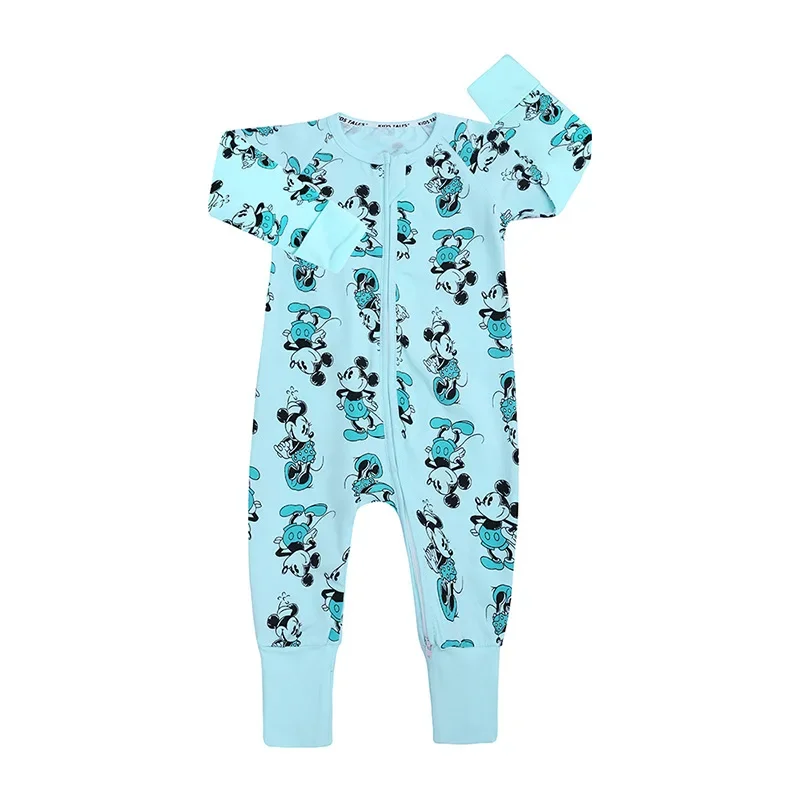 Newborn Cartoon Mickey Minnie Baby Boy Clothing Baby Romper Girl Roupas Bebes Infant Jumpsuit Cotton Toddler Rompers Pajamas Kid