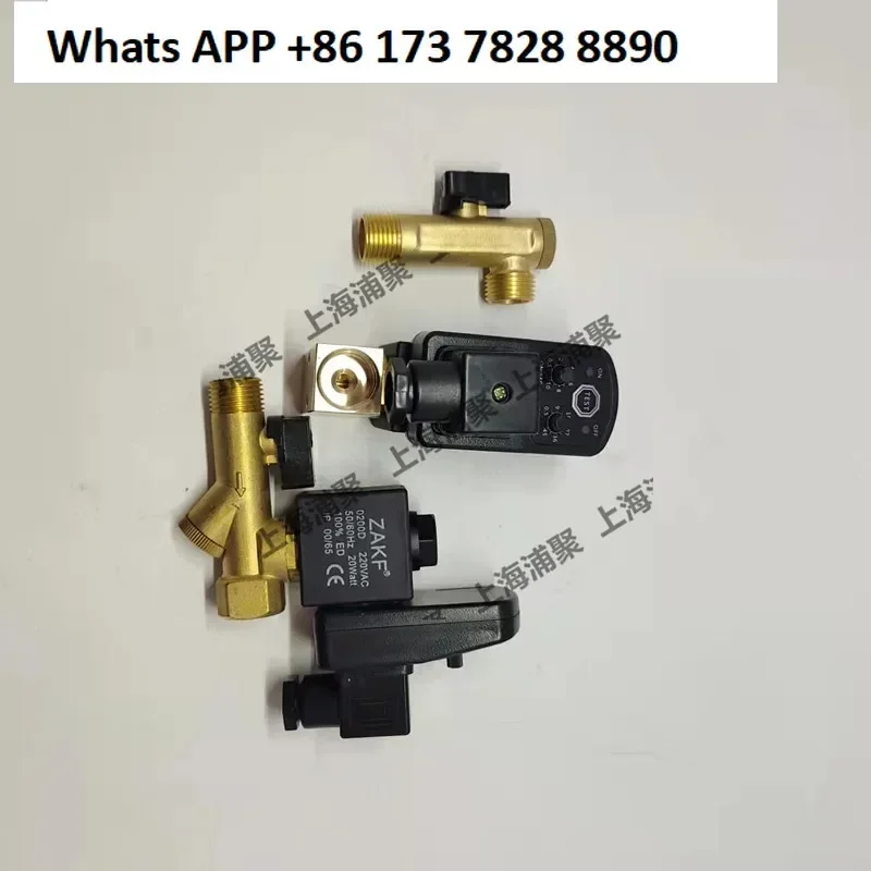 Elektronischer Ablaufluftkompressor, Luftspeichertank, automatisches Ablassventil, Timing, Abluft, elektrischer Schalter, Magnetventil ZAKF