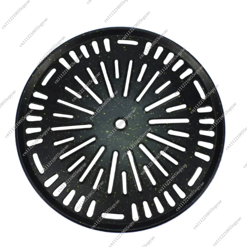 Korean BBQ Grill Pan Round Nonstick Maifan Stone Coated Charcoal Barbecue Plate Commercial Grill Grate for Korean Style Grilling