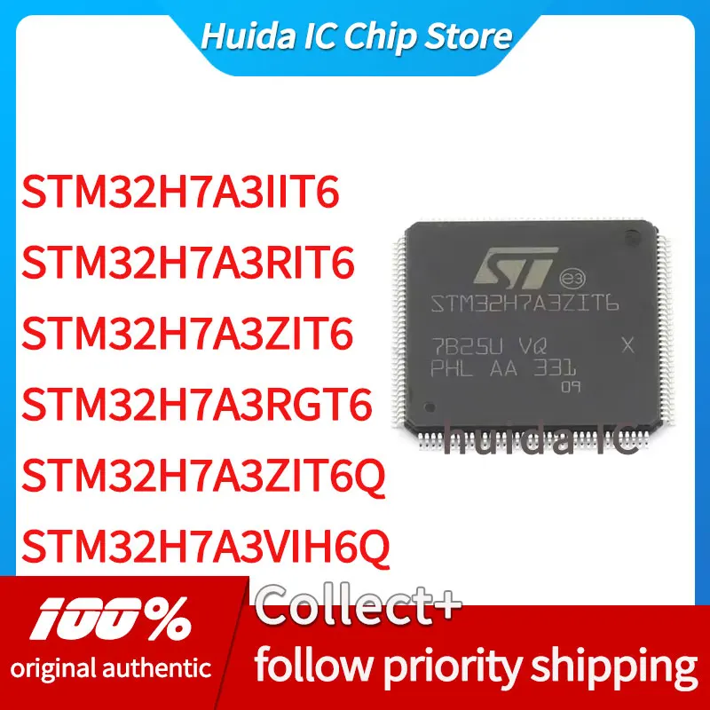

STM32H7A3IIT6 STM32H7A3RIT6 STM32H7A3ZIT6 STM32H7A3RGT6 STM32H7A3ZIT6Q STM32H7A3VIH6Q Evaluation Board