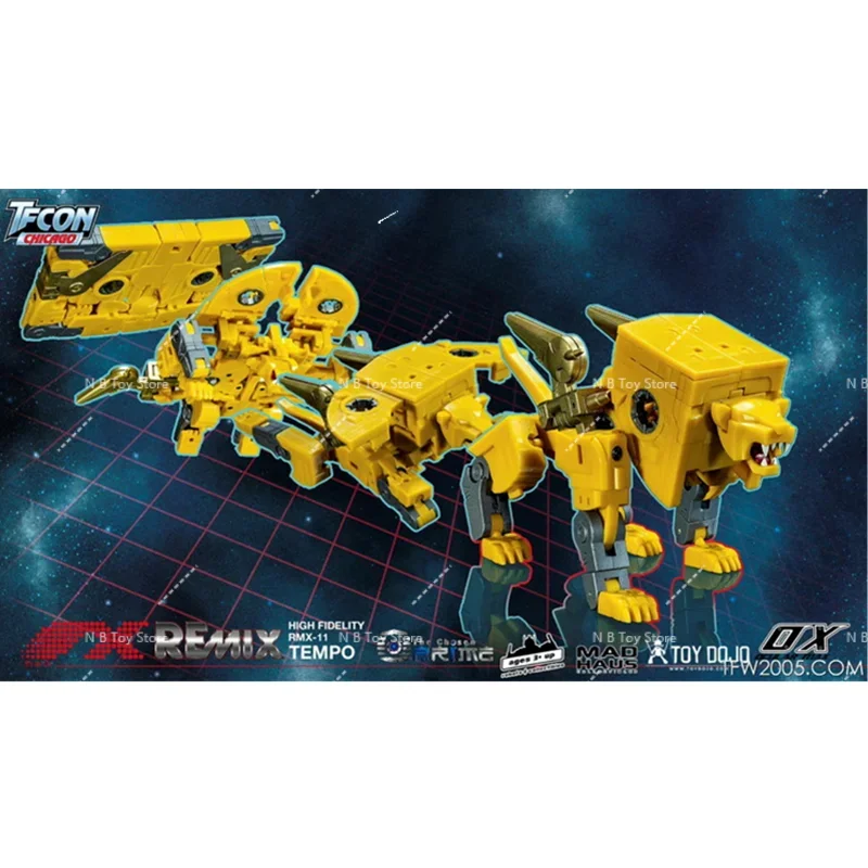 Figure De Acción De Transformer, Caja, MMC, Ocular Max, Ox, RMX-11, RMX11, Time, Remix11, 1:1로 변형 가능한 로봇