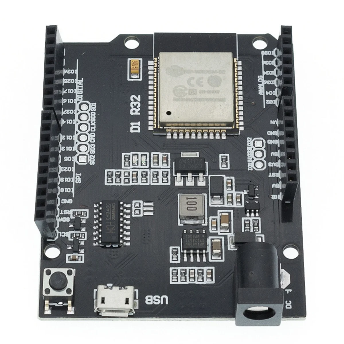 Efficiënt D1 R32 ESP32 Development Board BT Wifi-module 4 MB Flash USB Micro