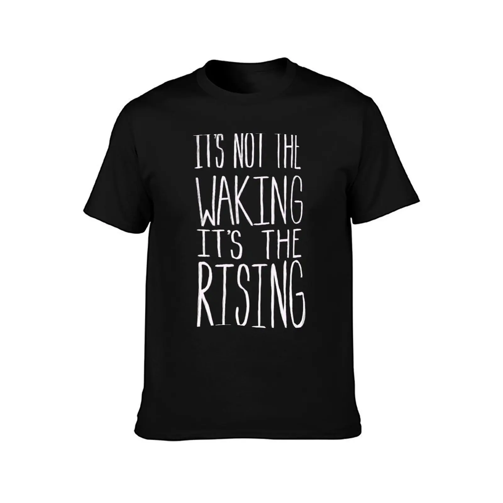 Hozier Its not the waking it’s the rising T-Shirt, Summer Casual Cotton Tee, Oversized Streetwear Tops, Vintage Graphic Print
