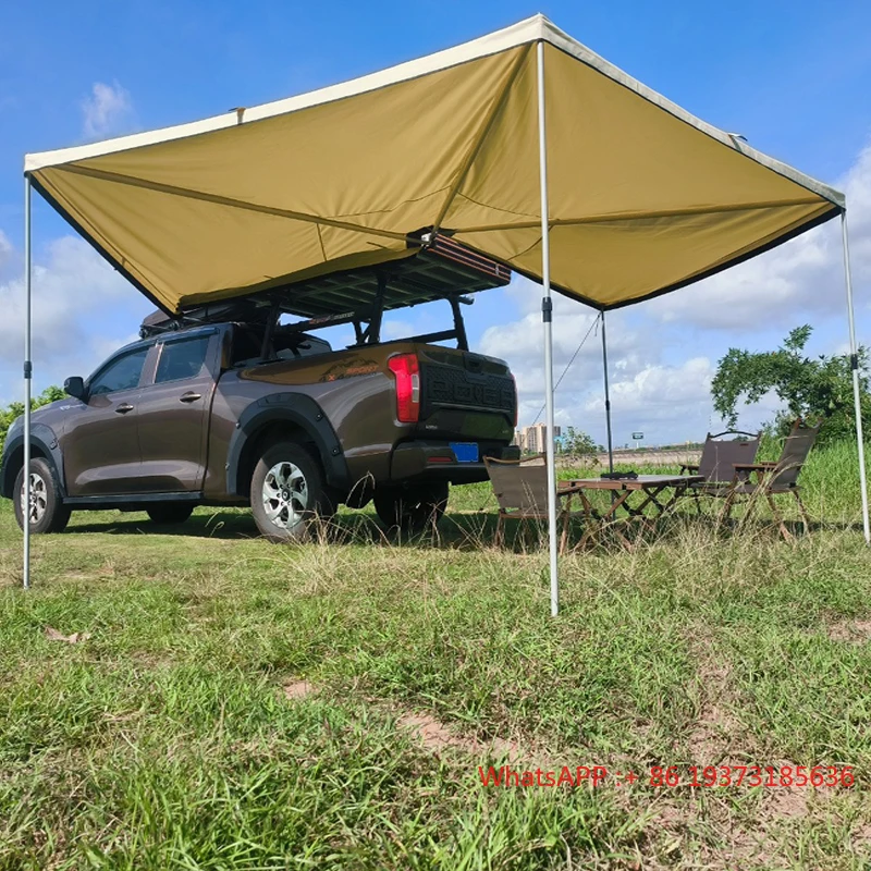 Waypark Car Side Freestanding 270 Degree Awning Soft Roof Top Tent