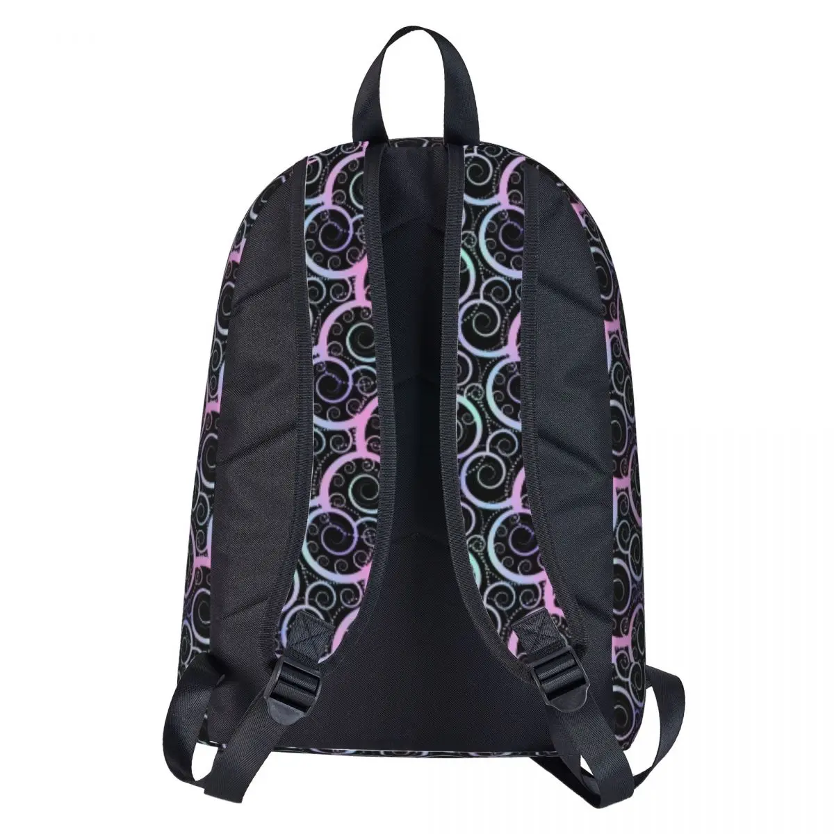 Mandala Glittery Backpack Abstract Geometric Fashion Workout Backpacks Student Colorful High School Bags Kawaii Rucksack