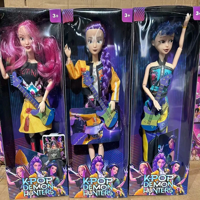 Vente chaude avec @ Texture délicate0 Anime 30CM K-Pop Demon0 Hunters poupée jouet en vinyle Rumi Mira Zoey; Cadeau surprise d'anniversaire pour les filles