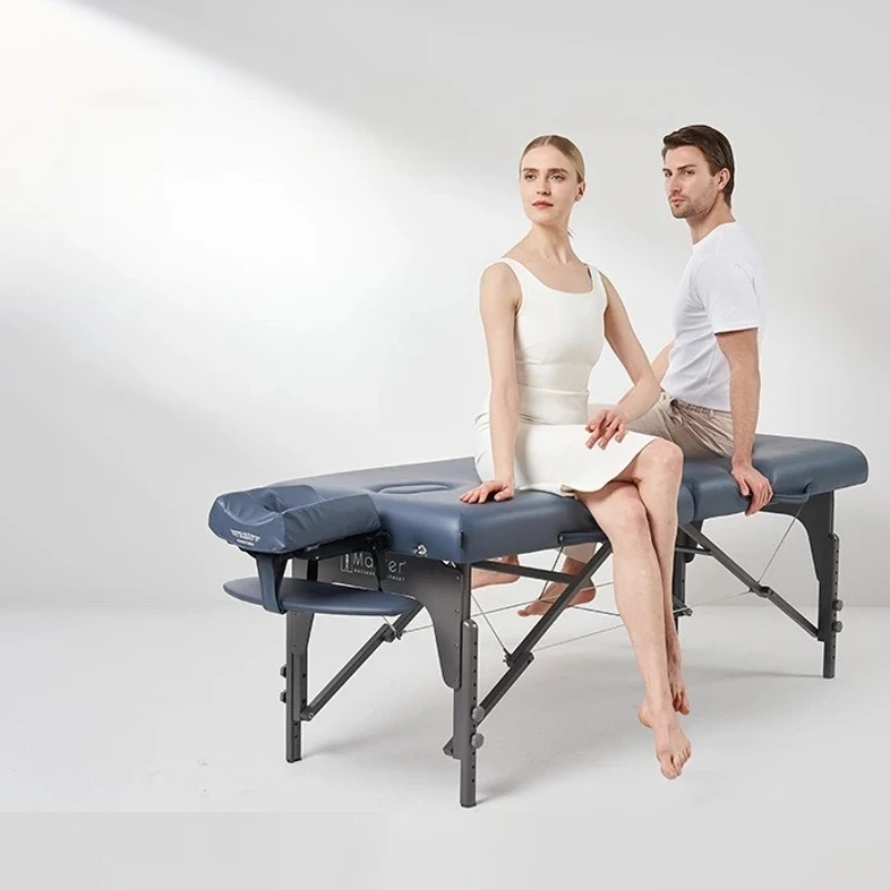 BFolding beauty bed Portable lifting solid wood massage bed Massage therapy