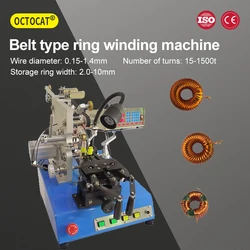 Magnetic Core Iron Core Toroidal Winding Machine, Toroidal Transformer Inductance Transformer Hook Needle Threading Winding Mach