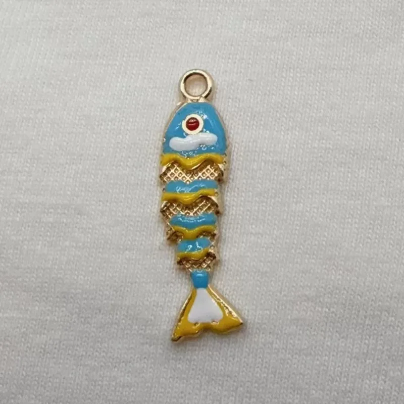 10pcs Pendant New Hot Selling Koi Fish Necklace Pendant Retro Enamel National Style High Grade Non fading Jewelry Accessories image 4