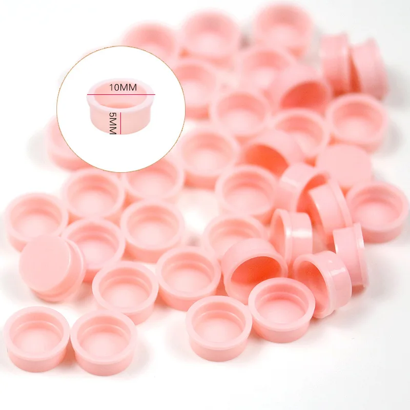 1000 Pcs Eyelash Glue Pots Holder Tattoo Pallet Tatto Pigment Cup for Woman Makeup Grafting Lashes Tools Accessories