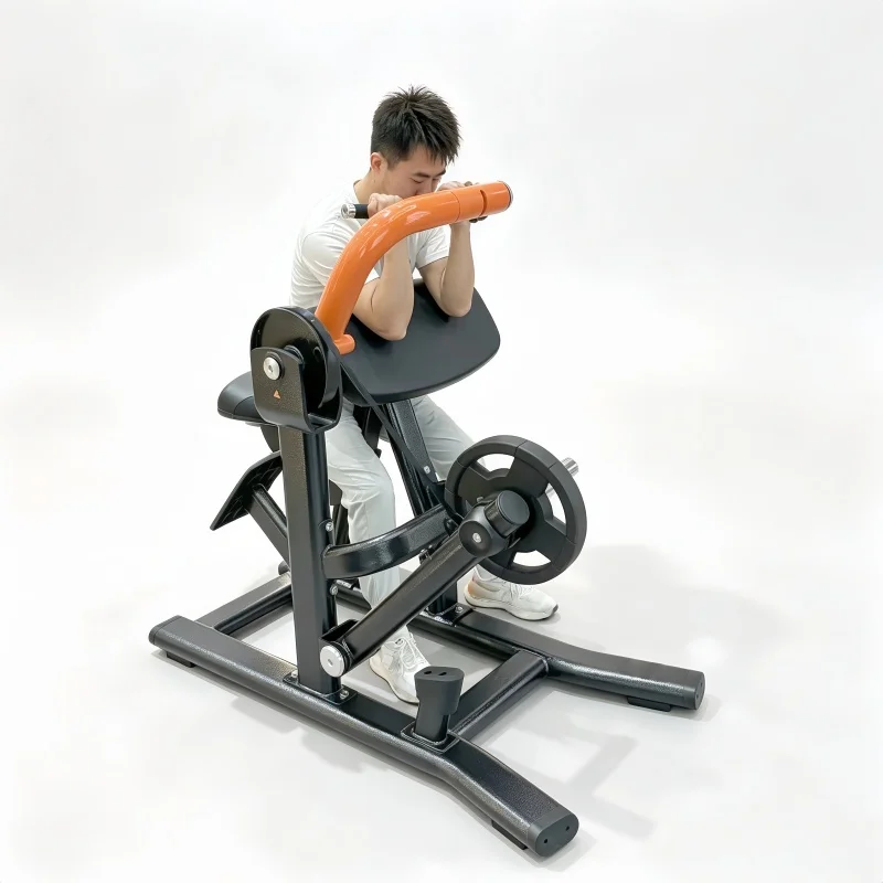 Plate Loaded Gym Equipment Arm Curl Biceps Fitness Equipment Exercise Strength Training Seated Biceps Curl Machine