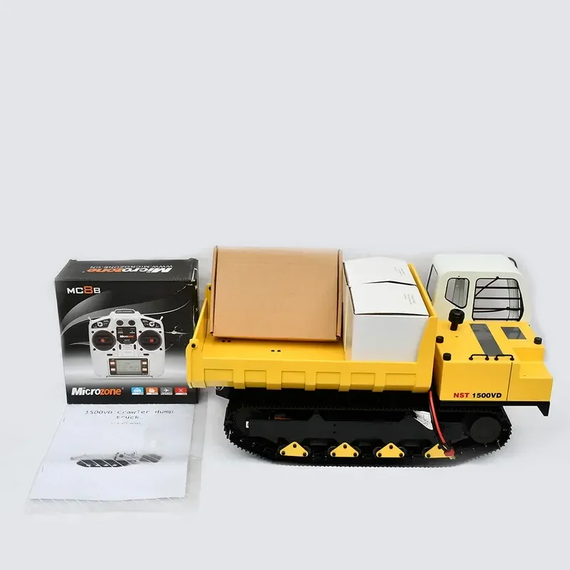 

RTR 1/14 All Metal Crawler RC Hydraulic Tracked Dumper Truck Light System I6s Remote Controller Brushless