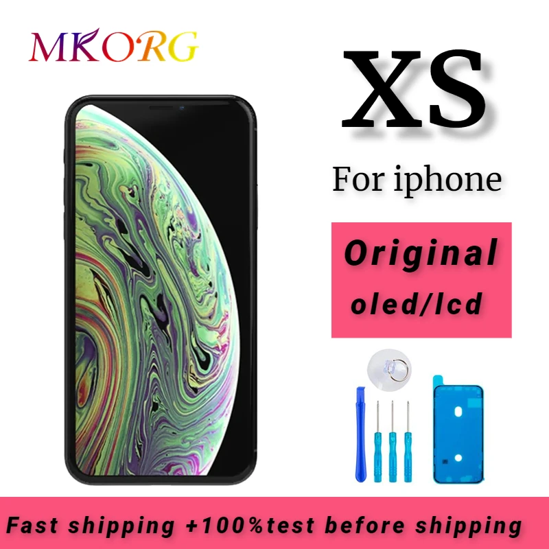 100% Test Premium Lcd OLED For IPhone XS New Display Touch With 3D Touch Screen Replacement Factory Display