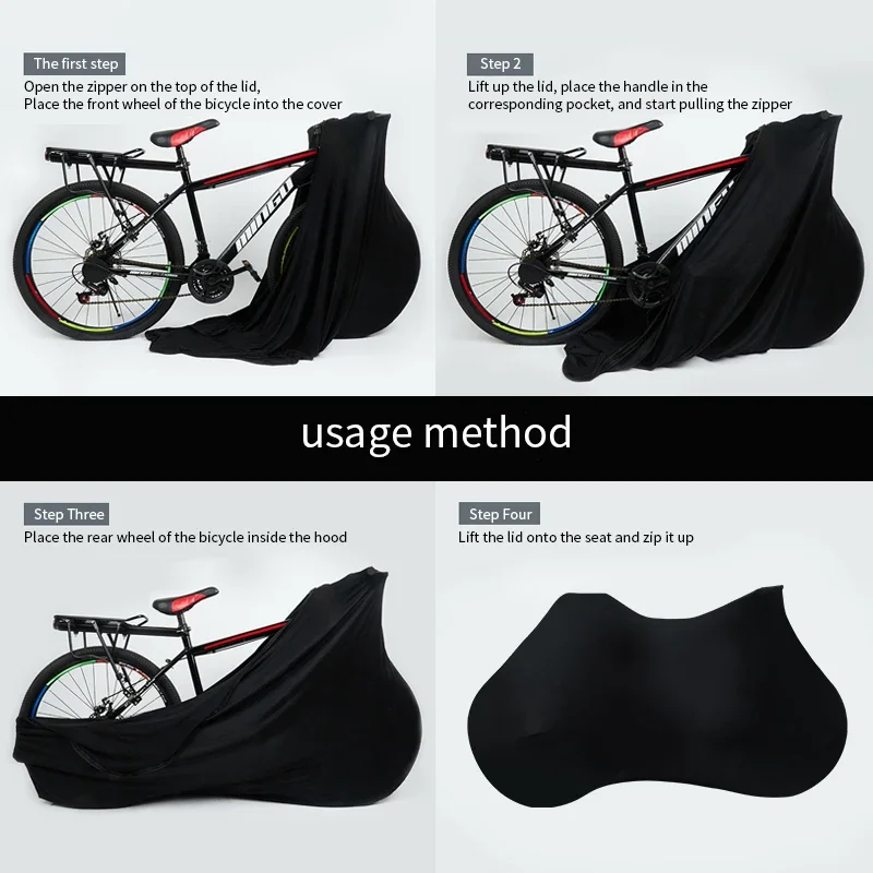 MTB Bike All Protector Cover - Anti-Dust & Scratch-Proof Storage Bag for Wheels & Frame, Ultimate Cycling Protective Gear image 3