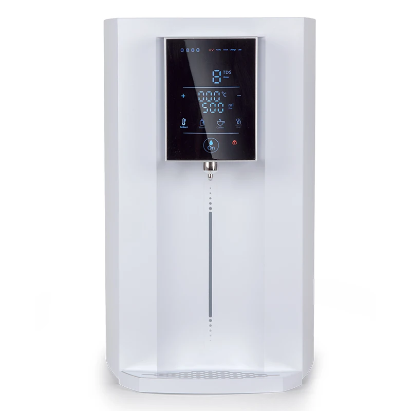 Chinese Countertop Reverse Osmosis System RO Water Purification Home water filters hot cold dispenser
