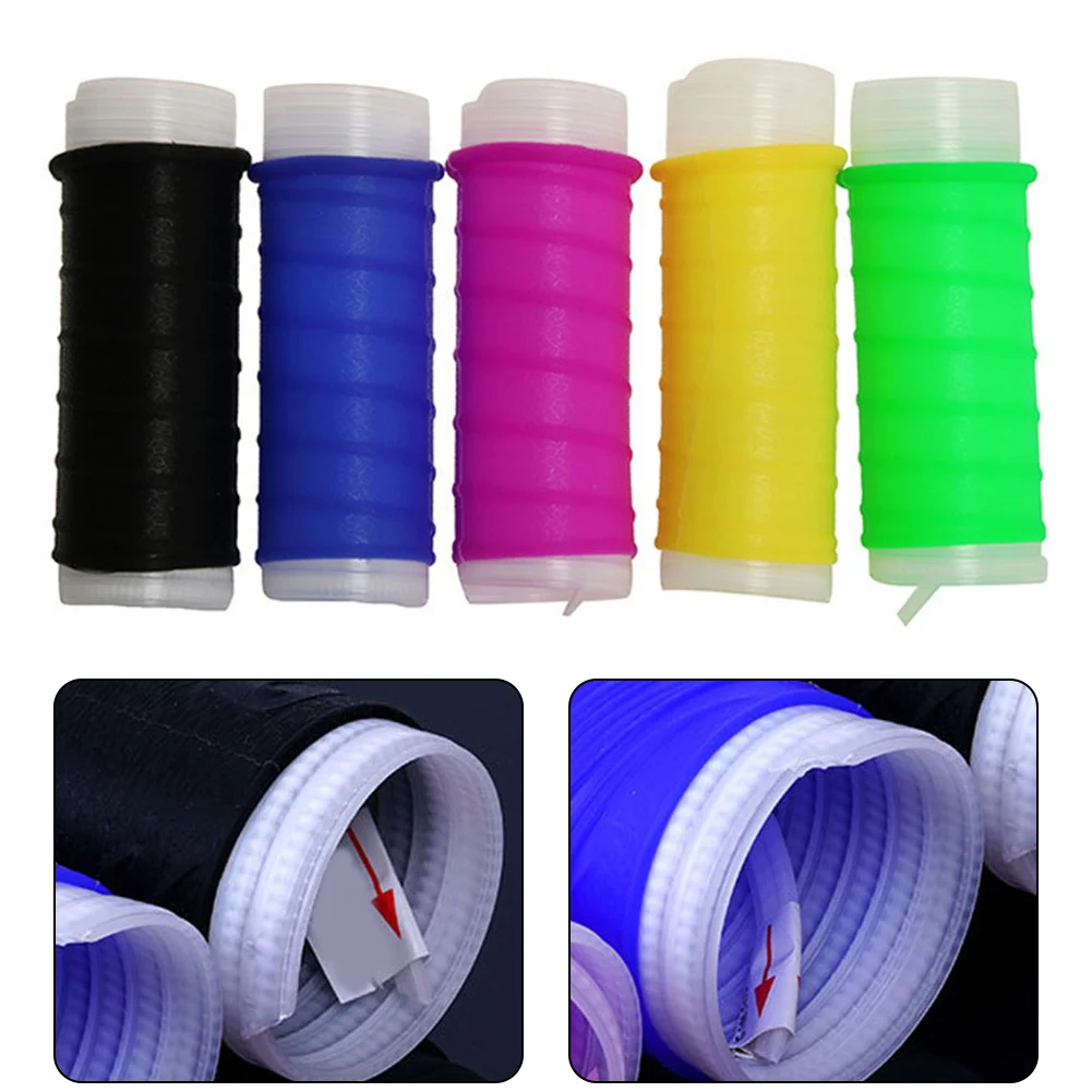 Fishing Rod Silicone Grip Non-Slip Sweat Absorbing Wrap Strap For 13-37mm Fishing Rod Fishing Accessories