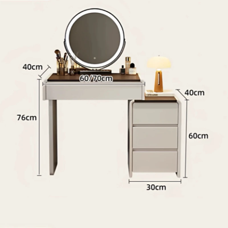 Chairs Compartment Dressing Tables Cute Upholstered Modernnightstands Makeup Tables Matching Drawers Coiffeuse Funiture Home