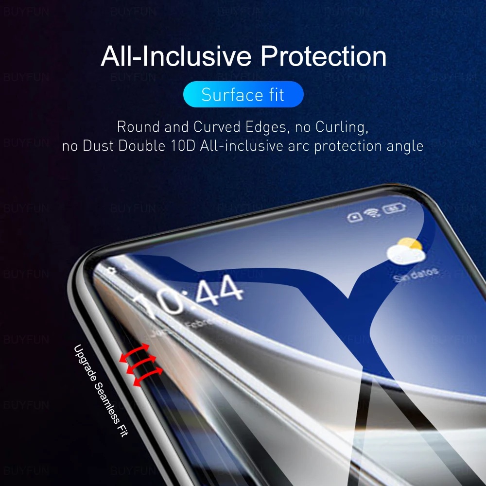 6in1 Hydrogel Film For Xiaomi Poco X4 Pro 5G Screen Protector For Poco M3 X3 Pro X3 NFC F3 Camera Lens Protective Film Not Glass