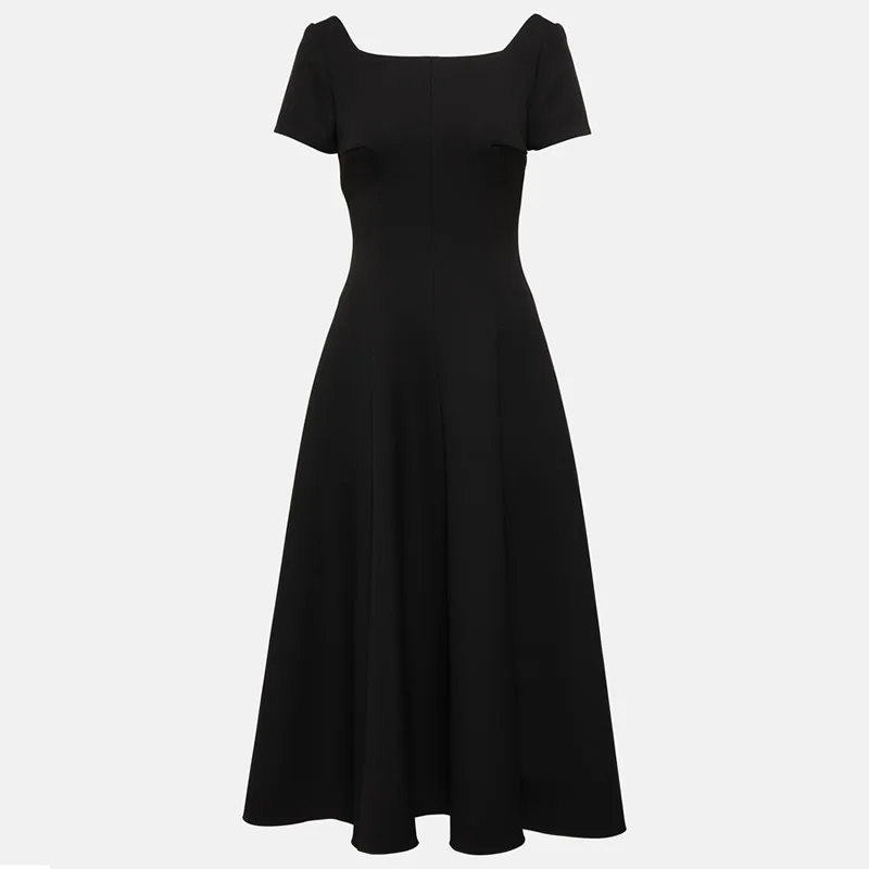 Women's Short Sleeve A-Line Dress, Elegant, Sexy, Solid, Hot Sale, 23397