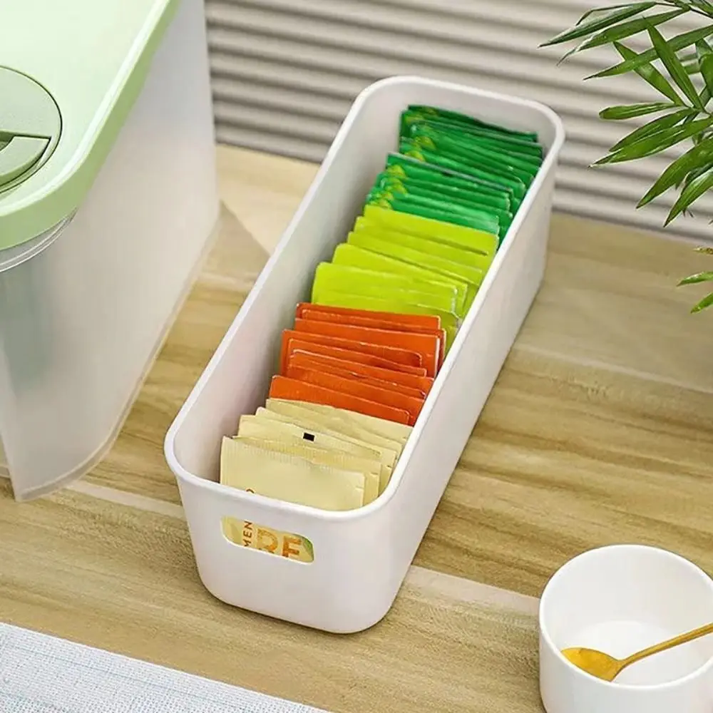 Durable Stackable Desktop Storage Box Large Capacity Coverless Kitchen Organizer Bin Organizer Containers