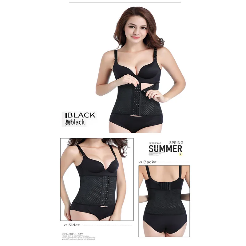 حزام مشد بمقاس كبير للنساء - مشكل عالي الخصر مع 360 درجة °   حزام مرن للتحكم في البطن الممتص للعرق لدعم الظهر