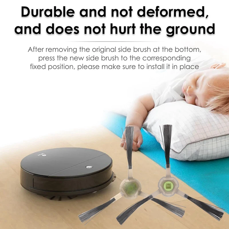 ملحقات مكنسة كهربائية بلاستيكية لليسار ، فلتر HEPA ، فرش جانبية ، M210B ، M213S ، M210S ، M210 ، M213 ، مكنسة كهربائية آلية ، 14 ،